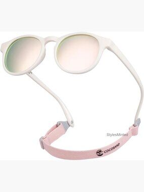 Kids Polarized Flexible Sunglasses with Strap for Toddlers